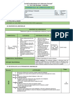 Sesion de Aprendizaje de Plande Acción