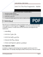 The Five Fragments - Idafah