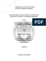 Auditoria Interna Al Area de Cuentas Por Cobrar Con La Metodologia Coso ERM A Una Empresa Inmobiliaria