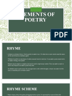 Elements of Poetry