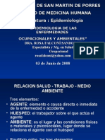 Epidemiologia de Enfermedades Ocupacionales