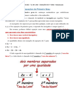 1 - Equações Do Primeiro Grau - T. 901 e 902 - 23-05-2022