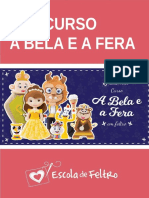 A Bela e A Fera - Escola de Feltro