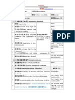 美中 外籍员工入职资料清单Documents list for Entry