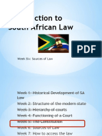 Introduction To South African Law Week Six