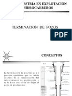 Terminación de Pozos Mae.