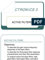 Electronics 3: Active Filters