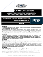 Banque de Sujet Bac 2020