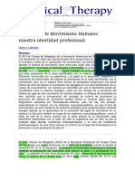 El Sistema de Movimiento Humano