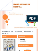 2007 Principales Medidas en Epidemiología