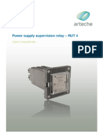 Power Supply Supervision Relay - Rut 4: User's Handbook