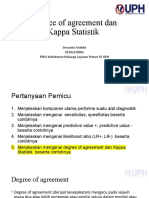 Degree of Agreement Dan Kappa Statistik - Dewanto Andoko