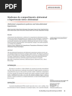 Síndrome Do Compartimento Abdominal e Hipertensão Intra-Abdominal