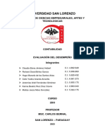 Trabajo de Investigación Evaluación Del Desempeño GRUPO 4