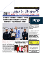 Periódico Noticias de Chiapas, Edición Virtual Martes 22 de Agosto de 2023