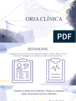 3.-Historia Clínica. Tipos, Estructura y Funciones