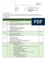 IRES313 Course Plan