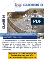 Clase 01 - Drenaje en Carreteras