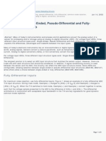 Understanding Single-Ended, Pseudo-Differential and Fully-Differential ADC Inputs