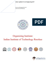 Architecture and Planning 4th Feb 2017 180 100: Question Paper Name: Subject Name: Duration: Total Marks