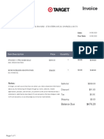 Iphone 11 Pro Target Invoice 2021 Pastics PDF