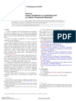 ASTM E1922 Standard Test Method For Translaminar Fracture Thoughness of Laminated and Pultruded Polymer Matrix Composite Materials