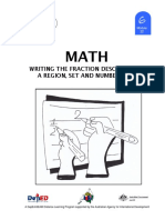 Math 6 DLP 22 - Writing The Fraction Described by A Region Set and Number Line