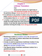 Chapter 2 Rectilinear Motion