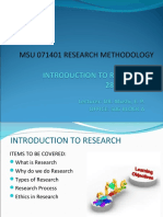 The Nature of Research Methods