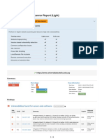 PentestTools WebsiteScanner Report