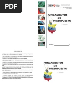 3º Fundamentos de Presupuesto