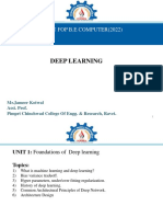 DL - Unit - 1 - Foundations of Deep Learning