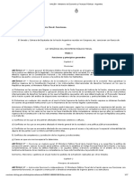 Ley Orgánica Del Ministerio Público Fiscal