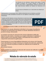 Metodos Usuales para Estudiar El Consumo de Alimentos - Completo.