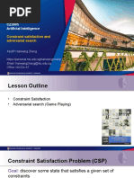 New CZ3005 Module 3 - Constraint Satisfaction and Adversarial Search