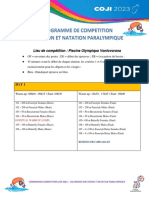 Calendrier Natation Et Handisport Jioi 2023