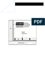 Tile Adhesive Heavy Duty Sectional Detail