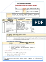 Sesión de Tutoría Alimentandonos Bien Cuidamos Nuestro Cuerpo