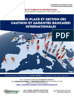 Formation Cautions Et Garanties Bancaires Internationales