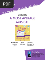 A Most Average Musical - Libretto