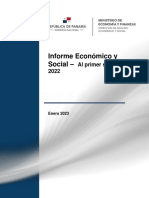 MEF DAES Informe Economico y Social Segundo Trimestre 2022