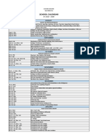 School Calendar SY 2023 2024