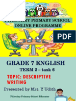 Grade 7 English Task 6