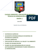 Sesion 1 Calidad Ambiental y Evaluación de Riesgos