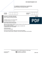 University of Cambridge International Examinations International General Certificate of Secondary Education