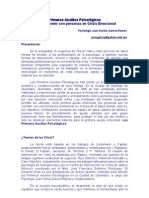 Primeros Auxilios Psicológicos Intervencion en Crisis