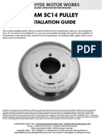 HMW 80mm Pulley Installation Guide - 26 Feb 2022