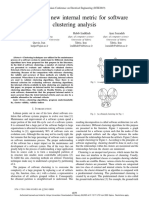 Tarimliq A New Internal Metric For Software Clustering Analysis