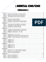 Calcul Mental CM1 CM2 - P5 - Fichier Enseignant