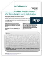 Restoration of GABAA Receptor Function After Benzodiazepine Use - A Meta-Analysis